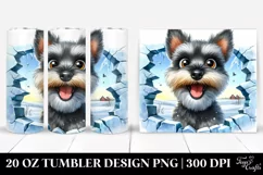Crazy Muskrat on White Paper | 20 Oz Tumbler Product Image 1