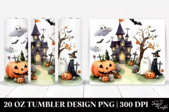 Simple Funny Halloween Clipart, Transparent 20 Oz Tumbler Product Image 1