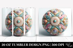 Colorful Pastel Ornament Clipart, Transparent 20 Oz Tumbler Product Image 1