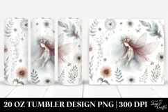 Boho Fairy Watercolor Tumbler Product Image 1