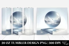 Simple Digital Painting with Crystal Ball | 20 oz Tumbler Product Image 1