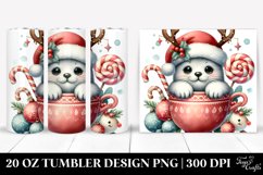Christmas PNG 20 Oz Tumbler Design Product Image 1