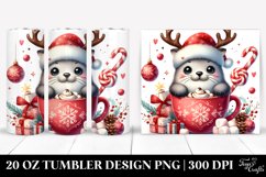 Christmas PNG 20 Oz Tumbler Design Product Image 1
