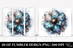 Shiny Cosmos with Metalic Insertions | 20 Oz Tumbler Product Image 1