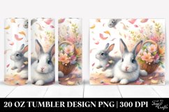 Rabbit Tumbling in the Wind | 20 Oz Tumbler Product Image 1