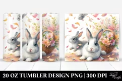 Rabbit Tumbling in the Wind | 20 Oz Tumbler Product Image 1