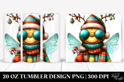 Christmas PNG 20 Oz Tumbler Design Product Image 1