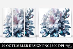 Shiny Rhododendron with Marble | 20 Oz Tumbler Product Image 1
