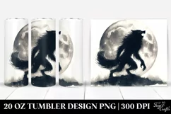 Simple Vintage Werewolf | 20 oz Tumbler Product Image 1