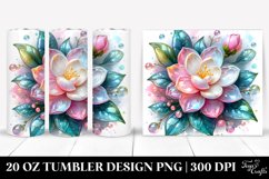 Glossy Gardenia Tumbler Product Image 1