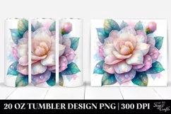 Pastel Gardenia Transparent | 20 oz Tumbler Product Image 1