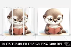 Cute Baby Otter Tumbler Product Image 1