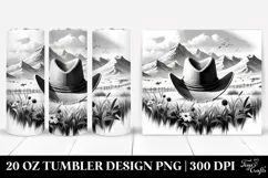 Very Simple Digital Painting Image Hat Tumbler | 20 oz Product Image 1
