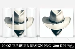 Very Simple Digital Painting Image Hat Tumbler | 20 oz Product Image 1