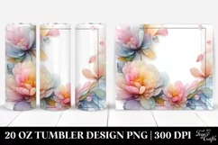 Peonies Made of Material 20 Oz Tumbler Product Image 1