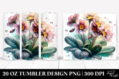 20 Oz Tumbler Sublimation | Glossy Primrose with Metallic Product Image 1
