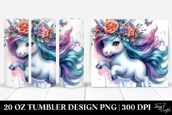 Jumping Baby Unicorn | 20 oz Tumbler Product Image 1