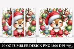 Christmas PNG 20 Oz Tumbler Design Product Image 1