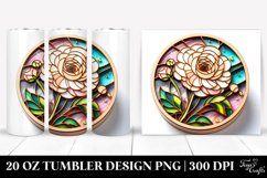 Shiny Ranunculus | 20 Oz Tumbler Product Image 1