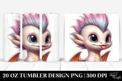 Expressive Baby Dragon with Goofy Face, PNG Product Image 1