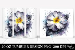 20 Oz Tumbler Sublimation | Glossy Primrose with Metallic Product Image 1