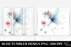Whimsical Watercolor Fairy Tumbler Product Image 1