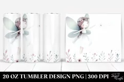 Whimsical Watercolor Fairy Tumbler Product Image 1
