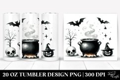 Simple Funny Halloween Cauldron Clipart Product Image 1