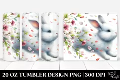 Rabbit Tumbling in the Wind | 20 Oz Tumbler Product Image 1
