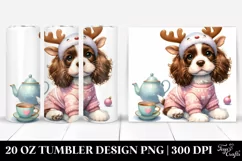 Baby English Springer Spaniel with Pastel Colors PNG Product Image 1