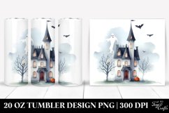 Simple Funny Halloween Haunted House Clipart Product Image 1