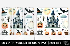 Funny Halloween Castle 20 Oz Tumbler Product Image 1