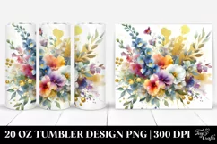 GOLD FOIL Bouquet | 20 Oz Tumbler Product Image 1