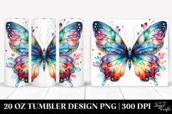 Colorful Butterfly | 20 Oz Tumbler Product Image 1