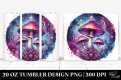 Vibrant Magical Celestial Mushroom 20 Oz Tumbler Product Image 1