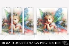 Pastel Baby Fairy Country Scene. 20 Oz Tumbler Design Product Image 1