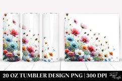 Vibrant Wild Flowers | 20 Oz Tumbler Product Image 1
