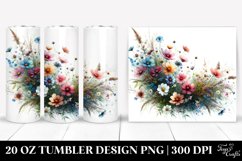 Vibrant Wild Flowers | 20 Oz Tumbler Product Image 1