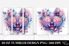 Pastel Orchid Diamond-like Material | 20 oz Tumbler Product Image 1