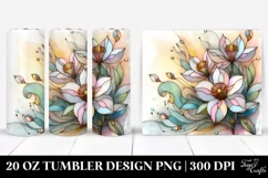 Wooden Stained Daffodil in Summer 20 Oz Tumbler Product Image 1