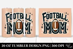 Football Mom Varsity Text | 20 oz Tumbler Product Image 1