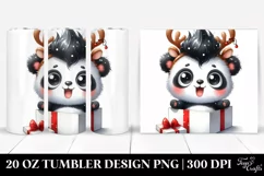 Cute Baby Panda Watercolor PNG Product Image 1