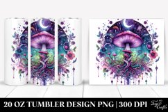 Vibrant Celestial Mushroom 20 Oz Tumbler Product Image 1