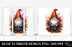 Centered Autumn Gnome Tumbler Product Image 1