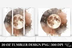 Simple Vintage Moon | 20 Oz Tumbler Product Image 1