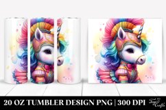 Pastel Baby Unicorn Volta Outfit. 20 Oz Tumbler Design Product Image 1