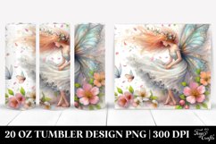Fairy Tumbling with Spring Petals | 20 Oz Tumbler Product Image 1