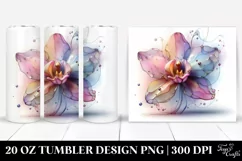 Orchid in Summer 20 Oz Tumbler Product Image 1