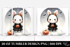 Creepy Baby Rabbit Halloween PNG Product Image 1