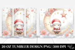 Pastel Cute Santa | 20 oz Tumbler Product Image 1